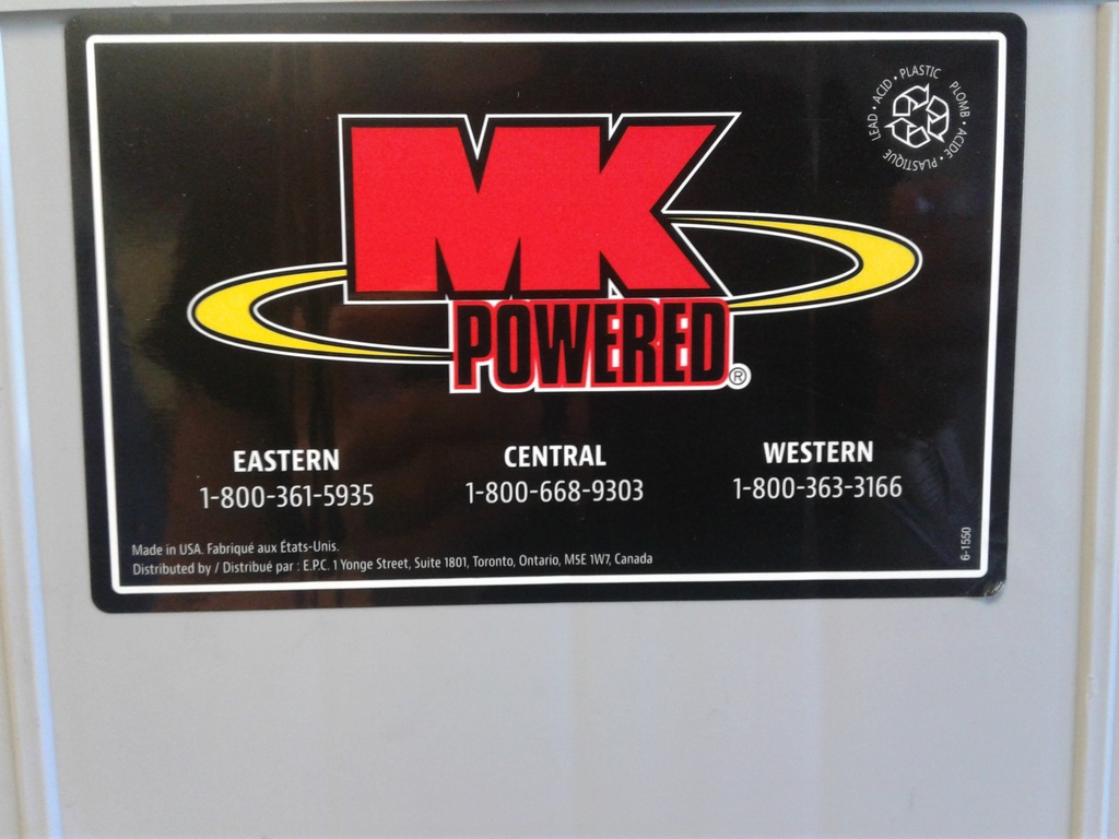 MK 8G24T881 Group 24 Gel Cell Scooter or Power Wheelchair Battery 12V